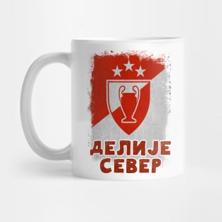 GRB Delije Sever Crvena Zvezda Beograd Champions Trophy Red Star Belgrade Serbia ULTRAS 1991 Mug